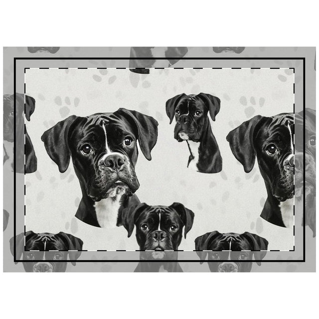 Vintage Portrait Gallery Boxers Throw Pillow