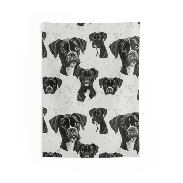 Vintage Portrait Gallery Boxers Wall Tapestry