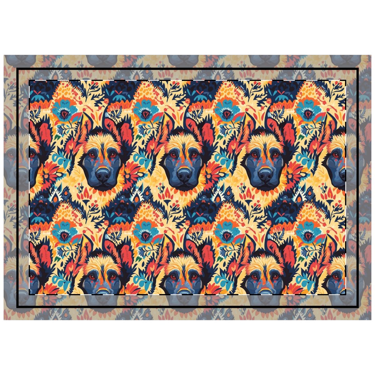 Wildfire Shepherd Symphony Throw Pillow