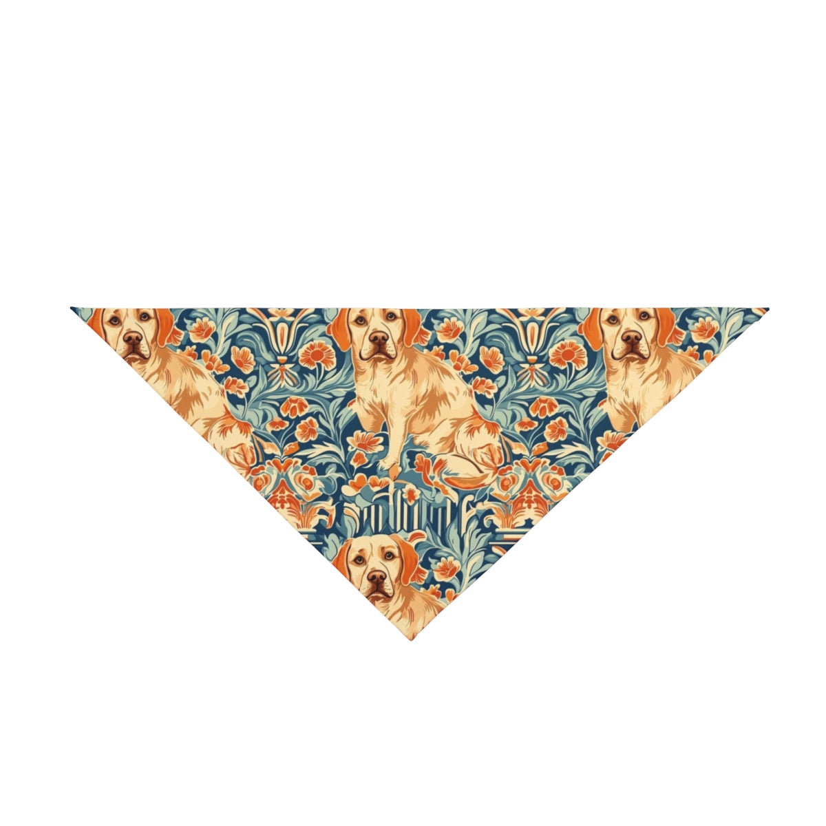 William Morris Golden Retriever Pet Bandana