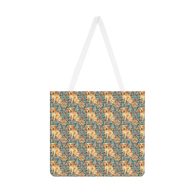 William Morris Golden Retriever Tote Bag